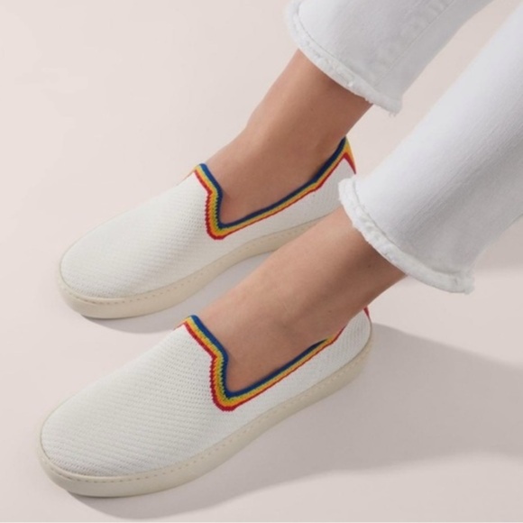 Rothy's Shoes - Rothy’s Women’s Rainbow Limited Edition The Slip On Sneakers